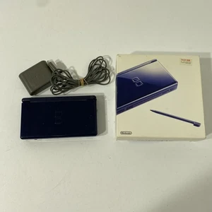 Nintendo DS Lite Navy USG-001 Konsole mit Box getestet funktioniert - Bild 1 von 8