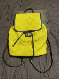 Chanel Quilted Yellow Backpack with Turn Lock Closure - Picture 1 of 2