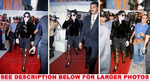 MICHAEL JACKSON 1995 REDCARPET MJ (3) RARE 8x10 PHOTOS - Picture 1 of 1