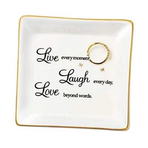 Birthday Gifts for Women Live everymoment Laugh everyday Love beyond words - Picture 1 of 7