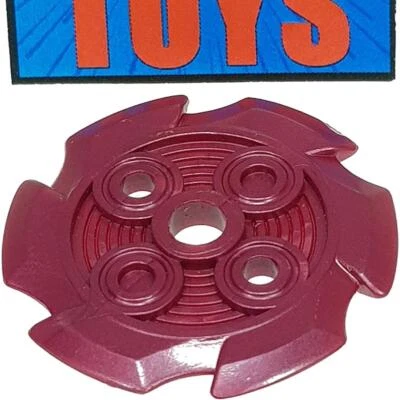Transformers Beast Wars Fox Kid Rhinox SAW BLADE disc red projectile weapon part - Image 1 of 4
