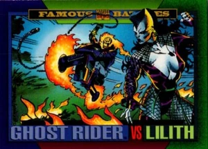 1993 Skybox Marvel #147 GHOST RIDER VS LILITH Famous Battles - Picture 1 of 2