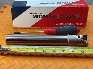 NEW Mitusbishi 1 1/2" Dia Coolant Thru Indexable End Mill AQXUR244SA20L 1.5 - Picture 1 of 3