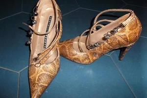 SCARPE DONNA CON TACCO DECOLTE' FRATELLI ROSSETTI IN PELLE DI RETTILE  - Foto 1 di 1