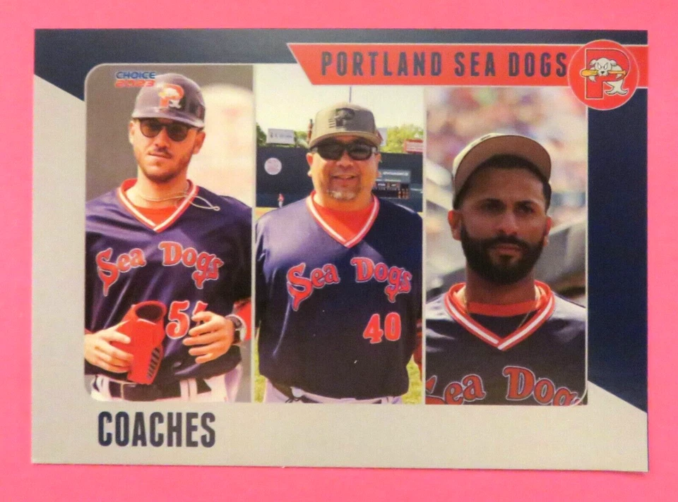 2023 Choice, Portland Sea Dogs, Coaches - P. CABRERA, M. JIANG & J. FROMETA - Image 1 of 1