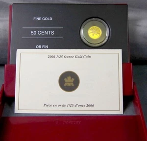 2006 Gold Cowboy Coin, 50 Cent 1/25 ounce Gold - Royal Canadian Mint - Picture 1 of 2