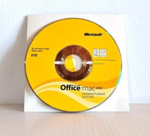 Microsoft Office Mac 2008 Home & Student Edition with 3 Product Keys - Picture 1 of 2