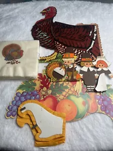 Centro de mesa vintage Beistle pavo nido de abeja plegable más más - Imagen 1 de 15