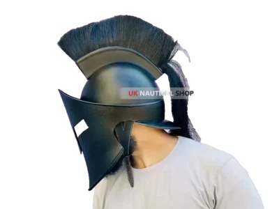 Casco romano medieval griego espartano 300 película rey Leónidas cobre Halloween Foto 1 de 4