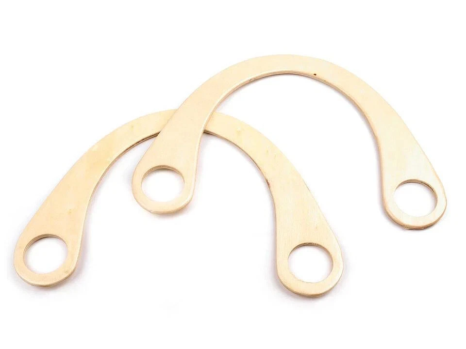 2 Stück Taschengriffe 16 x 22 cm beige creme DIY 1 Paar - Bild 1 von 1