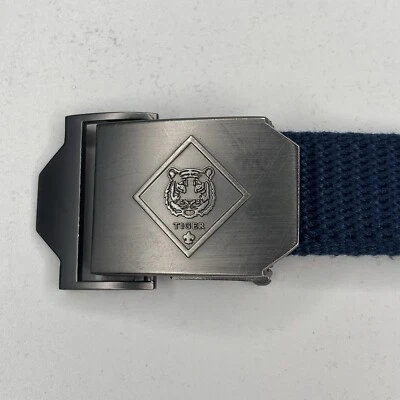 Cub Scout TIGER Official BSA Uniform Blue YOUTH Kids Belt Buckle - Image 1 of 4