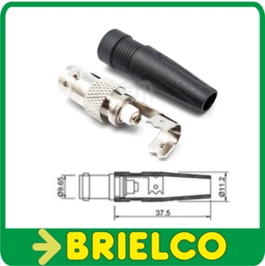 CONECTOR BNC HEMBRA TORNILLO PASACABLE BD10936 - Imagen 1 de 1