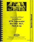 Caterpillar 977K Traxcavator Service Manual (CT-S-977KTX11K)