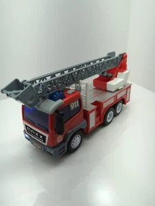Maxx Action Red Fire Truck Lights & Sound Friction Motor Emergency - Picture 1 of 8