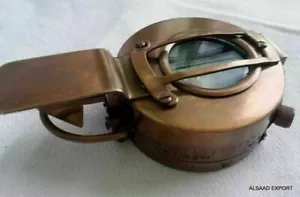 Brass British Prismatic Military Compass WW2 Mark II Pocket Compass Lot of 10 - Picture 1 of 4