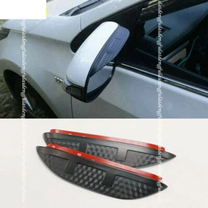 For Nissan Teana Altima 2013-2018 Carbon ABS Rearview Mirror Rain Eyebrow Covers - Picture 1 of 6