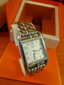 Hermes Cape Cod Watch on Bracelet Stainless CC1.710 Box Papers Near Mint - Picture 1 of 24