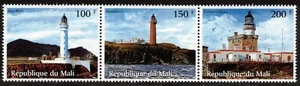 FAROS DEL MUNDO PAISAJE COSTERO SIN MONTAR O NUNCA MONTADO TIRA DE TRES SELLOS (NL422) - Imagen 1 de 1