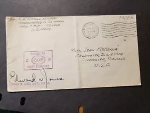 APO 810 ICELAND 1942 Censored WWII Army Cover 20th Infantry Soldier's Mail - Picture 1 of 2