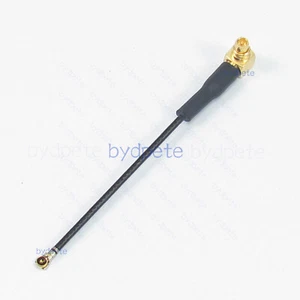 WFL W.FL MHF4 IPX4 to MMCX male 90 Degree right angle pigtail Coax cable Coaxial - Picture 1 of 12