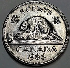 1966 Canada 5 Cent Gem BU - Bild 1 von 2