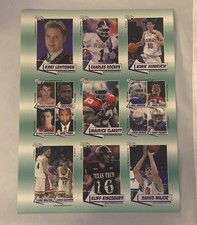 MIKE TYSON 2002 ROOKIE REVIEW CARD WLADIMIR & VITALI KLITSCHKO RC UNCUT SHEET