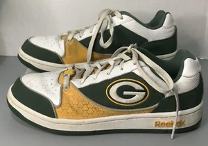 Green Bay Packers Reebok Mens Size 7.5 Shoes Sneakers NFL NFC North - Picture 1 of 11