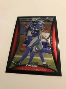Calvin Johnson: Bowman 2008 cromo #BC190 HOF Detroit Lions casi nuevo, Ga Tech - Imagen 1 de 4