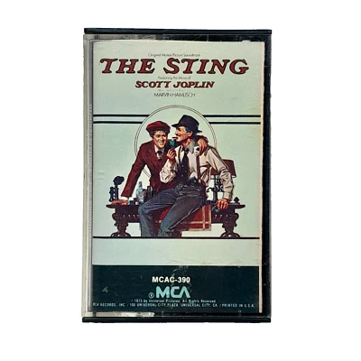 The Sting Original Motion Picture Soundtrack Cassette MCAC-390 MCA Records 1974 - Image 1 of 4