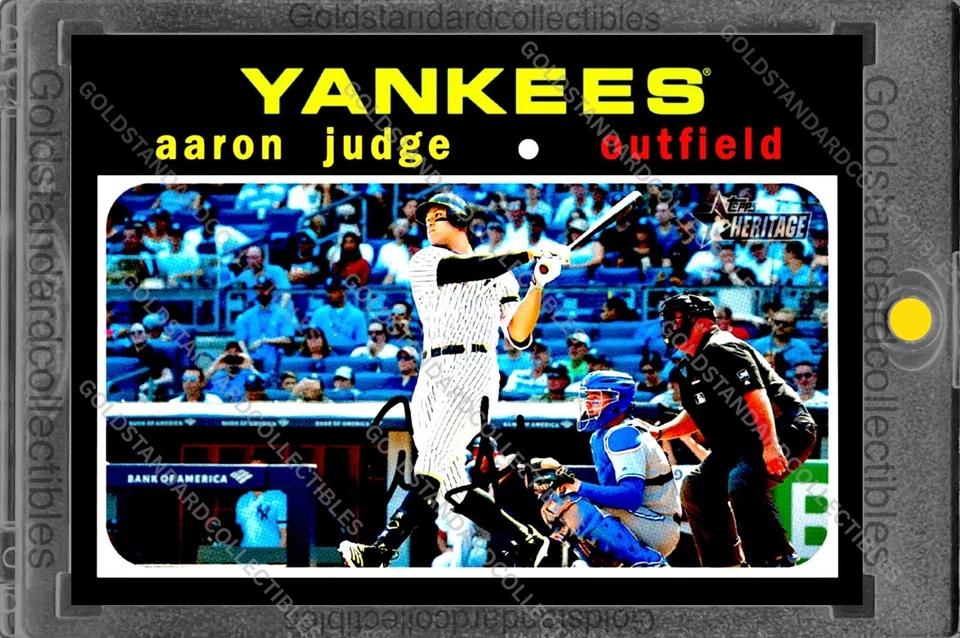 Tarjeta de inversión Aaron Judge RARA TOPPS SSP YANKEES SALÓN DE LA FAMA MVP COMO NUEVA Foto 1 de 2