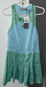 Abito da tennis Stella McCartney Barricade Adidas Australia nuovo con etichette taglia M blu cielo - Foto 1 di 12