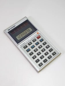 Vintage Sharp Elsi Mate EL-326 Calculator with Original Plastic Case - Japan - Imagen 1 de 10