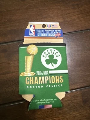 Boston Celtics 2024 NBA Champions Finals Can Cooler Koozie - Image 1 of 2
