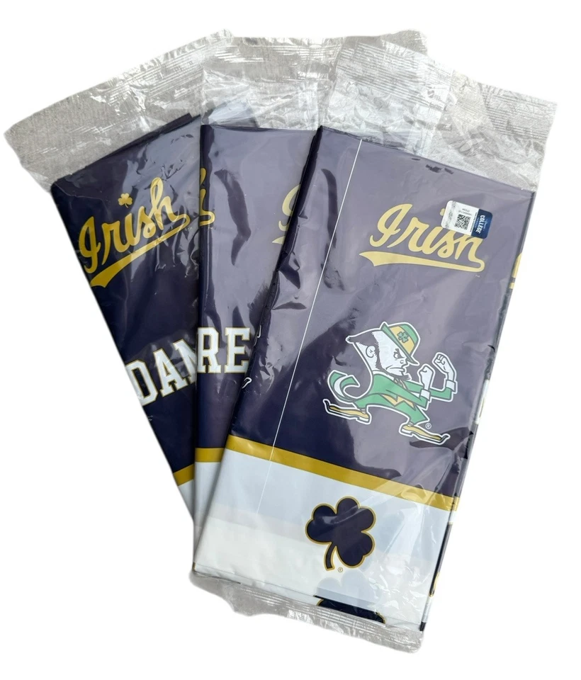 Creative Converting Notre Dame Fighting Irish Plastic Banquet Table Cover