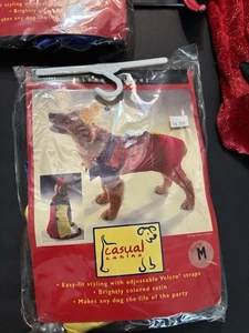Costume CLOWN cane casual cane Halloween costume medio M nuovo animale domestico gatto animale - Foto 1 di 2