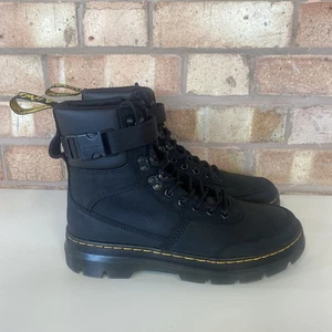 Dr. Martens Combs Tech Wyoming Leder Utility Stiefel UK Größe 8 schwarz - Bild 1 von 13