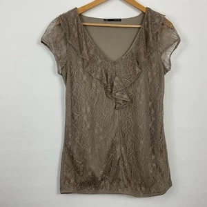 Top de encaje con volantes Maurices para mujer talla grande - Imagen 1 de 7