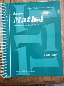 Saxon Math 1 Homeschool Set Teacher Edition, Student Workbooks, Meeting Book - Picture 1 of 7