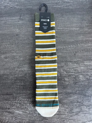 Calcetines informales Stance - Ollie Crew oliva - GRANDES para hombre talla 9-13 (nuevos con etiquetas) 1 par Foto 1 de 4