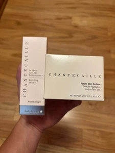 Chantecaille Future Skin Cushion .42oz AND Bio Lifting Serum 1oz BOTH NEW - Picture 1 of 6
