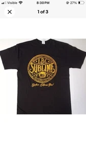 SUBLIME T-shirt LBC Ska Punk Long Beach Cali Tee Adult Black New - Picture 1 of 2