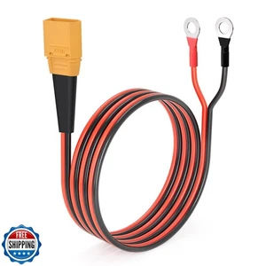 ELFCULB XT90 to O Ring Terminal Cable, 10AWG XT90 Male Connector  - Picture 1 of 5