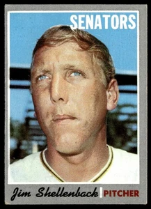 1970 Topps *Edición de estado* Jim Shellenback #389 TS1 - Imagen 1 de 2