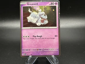 Greavard - Cosmos Holo - 100/197 Obsidian Flames - Pokémon TCG - Picture 1 of 2
