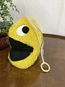 Pac-Man Hanging 6" Plush Beanie Classic Video Game Stuffed Toy Vintage - Picture 1 of 7