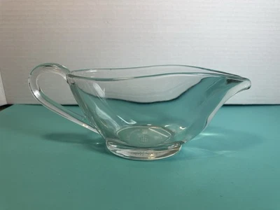 Anchor Hocking Clear Glass Gravy/Sauce boat #1043 USA - Image 1 of 4
