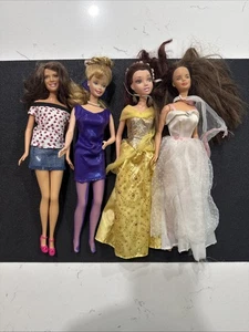 90's Barbie Doll Lot Wearing Amazing Amethyst Dress Jewel Sparkle Fashion Avenue - Picture 1 of 2