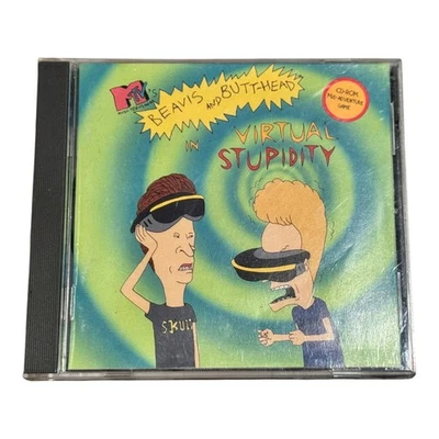 MTV's Beavis and Butt-Head in Virtual Stupidity Vintage CD-ROM Game (PC, 1995) - Image 1 of 3