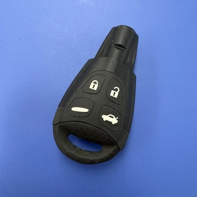 USED SAAB OEM 3-BUTTON REMOTE TRANSMITTER LTQSAAM433TX - Image 1 of 2