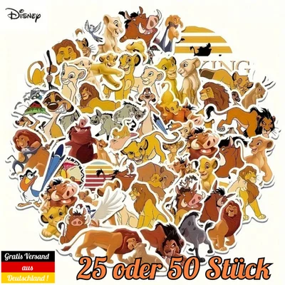 König der Löwen Aufkleber ⭐️ 25/50 Disney Sticker Set Wasserfeste Stickerbomb - Bild 1 von 4